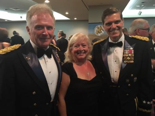 2017 Army Ball with my friends Generals Thomas & Votel